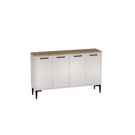 Hanah Home Consola Frezya - Roble Zafiro y Blanco